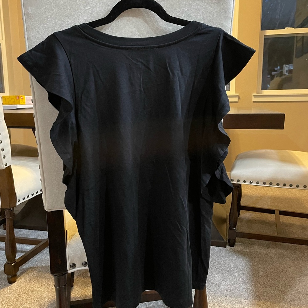 Loft Ruffle Sleeved Tee